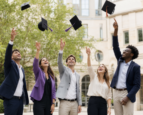 Jeunes diplômés réussite